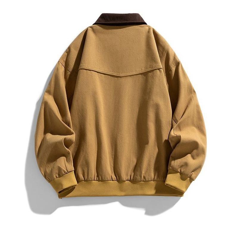 American Vintage Washed Lapel Loose Casual Jacket