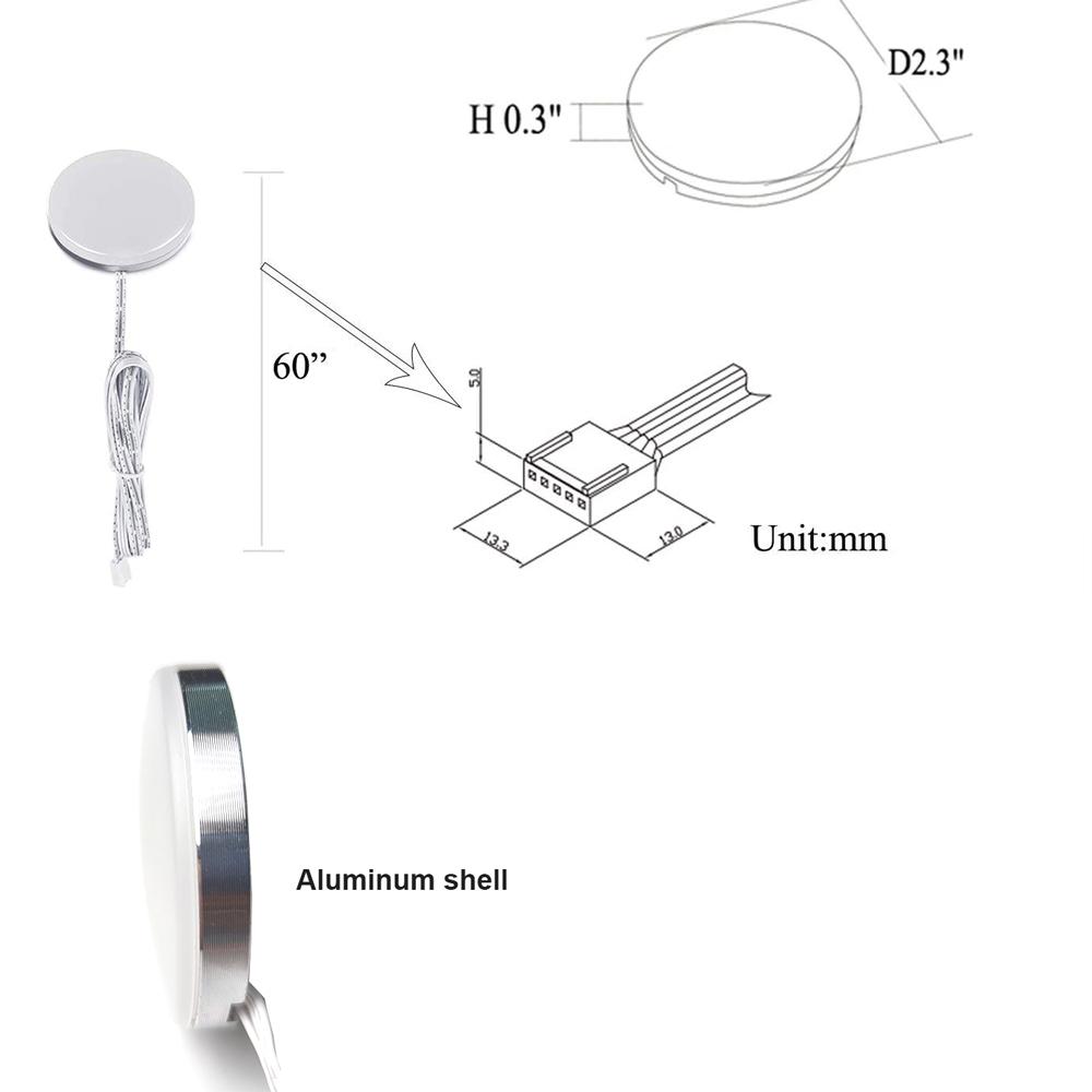 Полный комплект DC12V Tuya Wifi подсветка под шкафом ИК пульт дистанционного управления одноцветная/RGB/CCT светодиодная лампа с регулировкой яркости кухонное освещение домашний декор