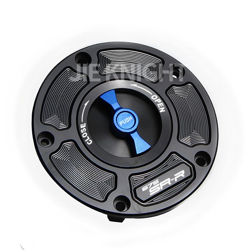 For CFMOTO 675SRR 675SR-R 675 SR-R SR-R675 2025 2024 Motorcycle CNC Aluminum Quick Removal Tank Cover Fuel oil Cover Accessories