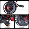 Gapless Universal All-metal Carbon Texture Front Reel Ice Fishing Reel Lure Long-distance Casting High Speed Ratio Large Unloading Force