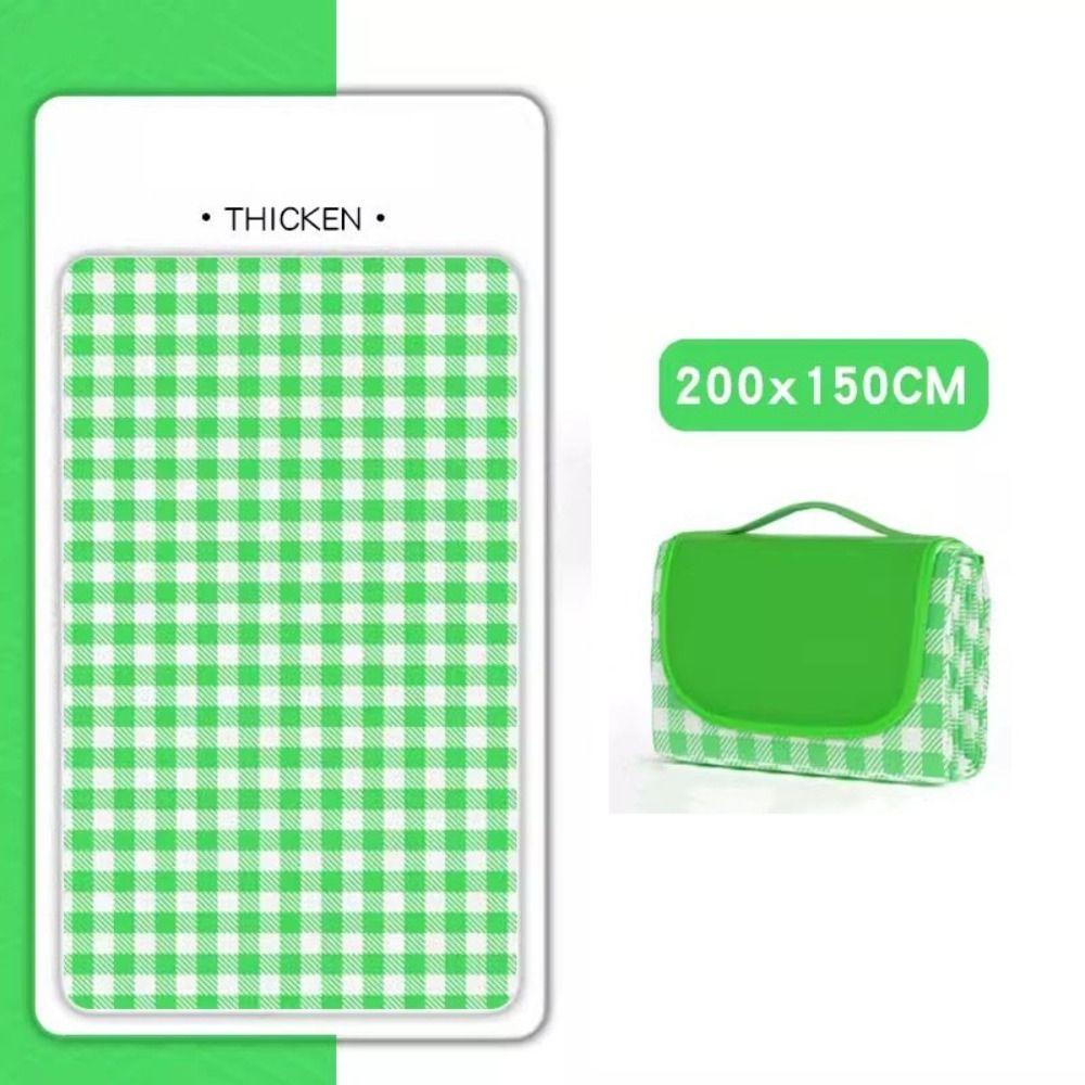 Складной коврик для пикника, водонепроницаемое походное одеяло, нетканый пляжный коврик