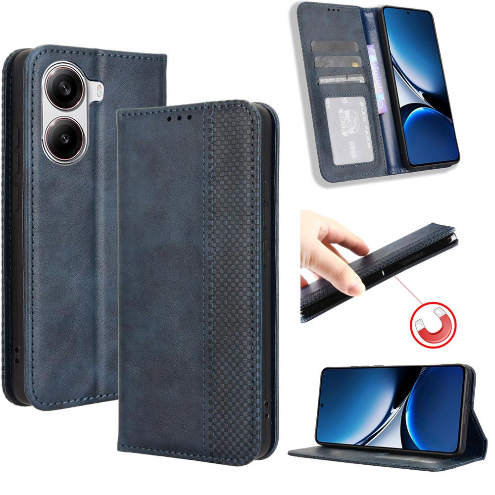 POCO X7 PRO X6 F7 F6 F5 X5 Роскошный кожаный чехол Ретро кошелек Книжка Флип Магнит Полная защита Для Xiaomi POCO X7 X6 F7 PRO Чехлы для телефонов