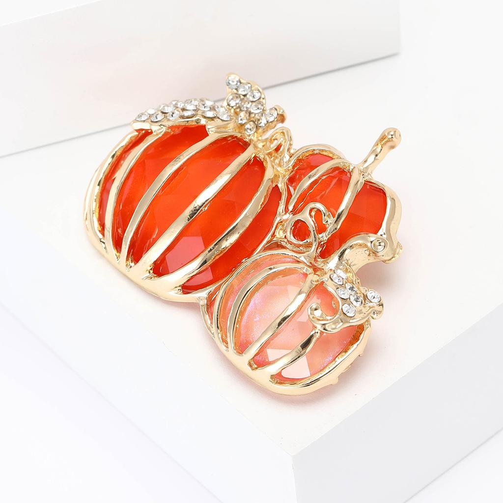 Высококачественный сплав эмали 3 тыквы броши модный универсальный женский костюм свитер корсаж ювелирные изделия булавка