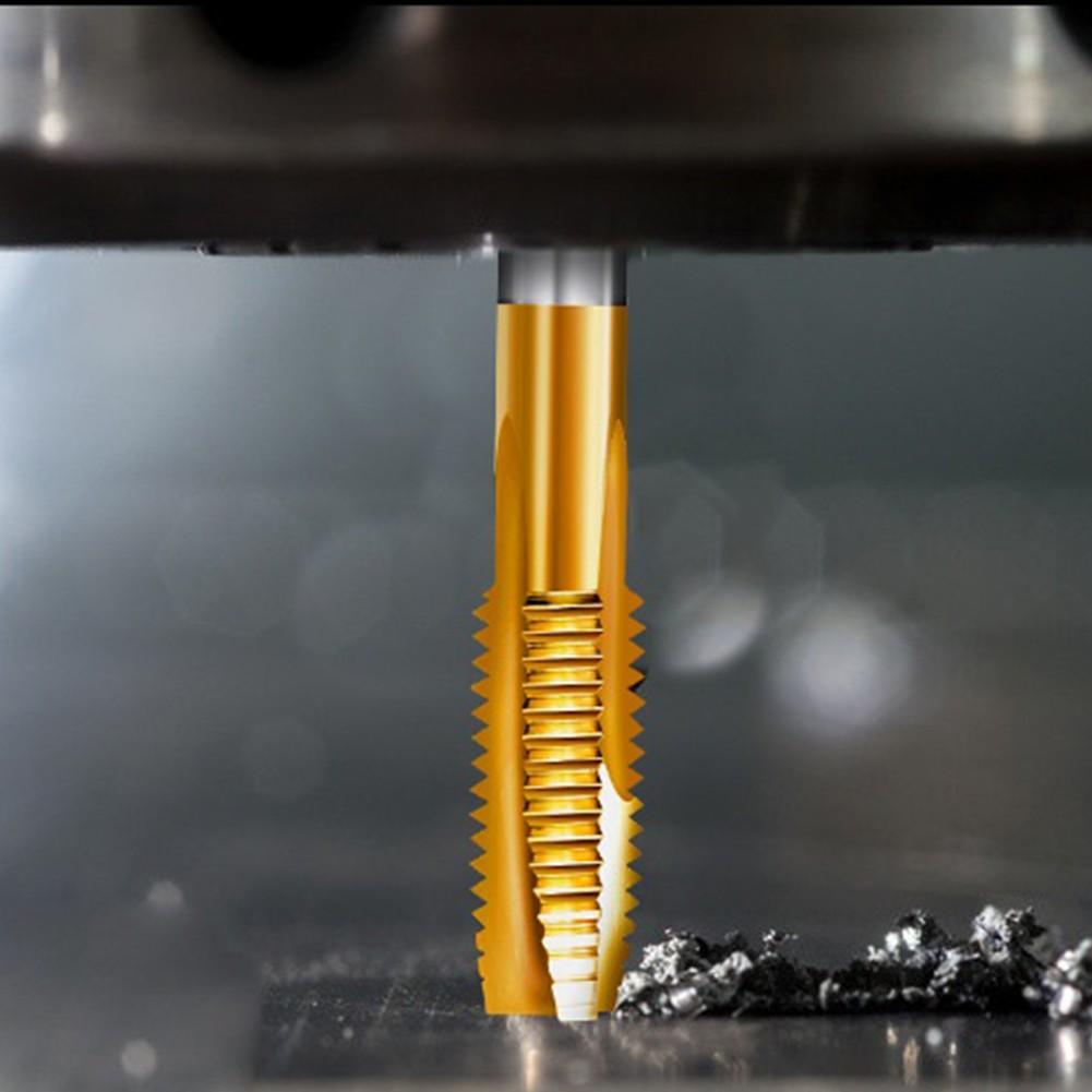 Ручной инструмент Резьбовой метчик из быстрорежущей стали 6542 с прямой канавкой