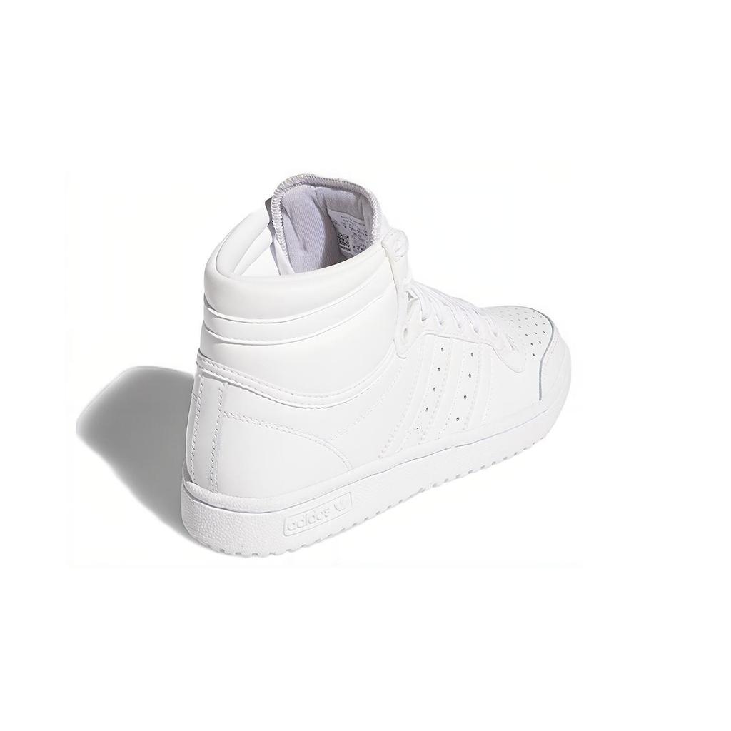adidas Originals Top Ten J Дышащие Высокие Детские Кроссовки для Скейтбординга Белые FW4997