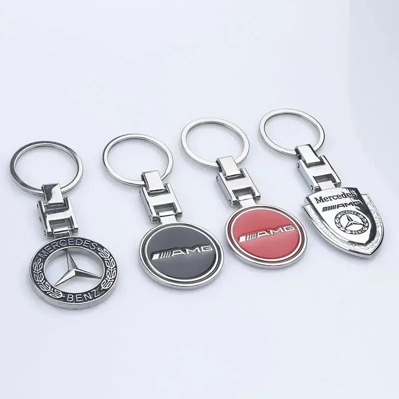 Новый металлический кулон для брелка на ключи автомобиля Mercedes Benz, держатель для брелка на ключи для Mercedes Benz AMG W108 A E C G M R S D Class W212