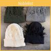 No Knit Brim Cap Men Women Warm Wool Beanie Autumn Winter Casual Wear Decoration