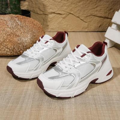 Женская дышащая сетчатая спортивная обувь - легкая, удобная, с низкой завязкой, повседневная, с круглым носком, спортивная обувь для походов на свежем воздухе