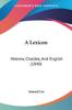 Книга A Lexicon Hebrew Chaldee And English 1840 by Samuel Lee - Paperback