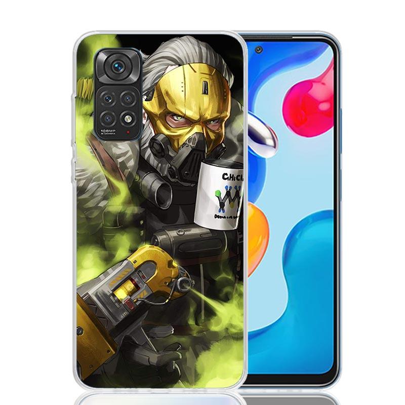 Apex Legends Phone Case For Xiaomi Redmi Note 15 14 13 12S 12 Pro Plus 11S 11E 11 11T 10S 10 Art Soft Pattern Cover Redmi Note 1