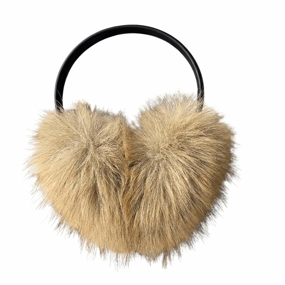 Solid Color Winter Earmuffs Ear Cap Ear Mask Cute Faux Fur Plush Earmuffs Men