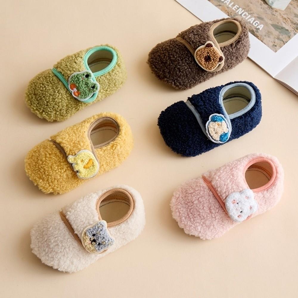 Cartoon Baby Floor Socks Rabbit Cat Bear Toddler Prewalkers Indoor Home Slippers  Walking Practice