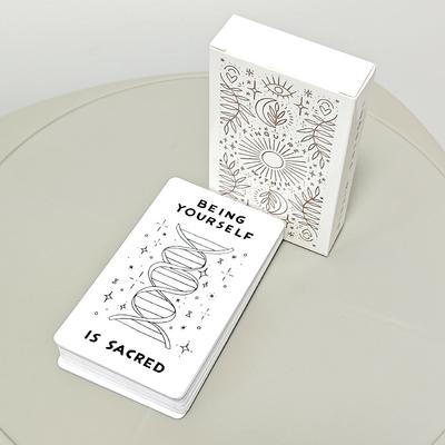 Спроси внутри Колода 10,3*6 см 60 карт Оракула с ручными иллюстрациями для вдохновения внутренней мудрости, роста и связи