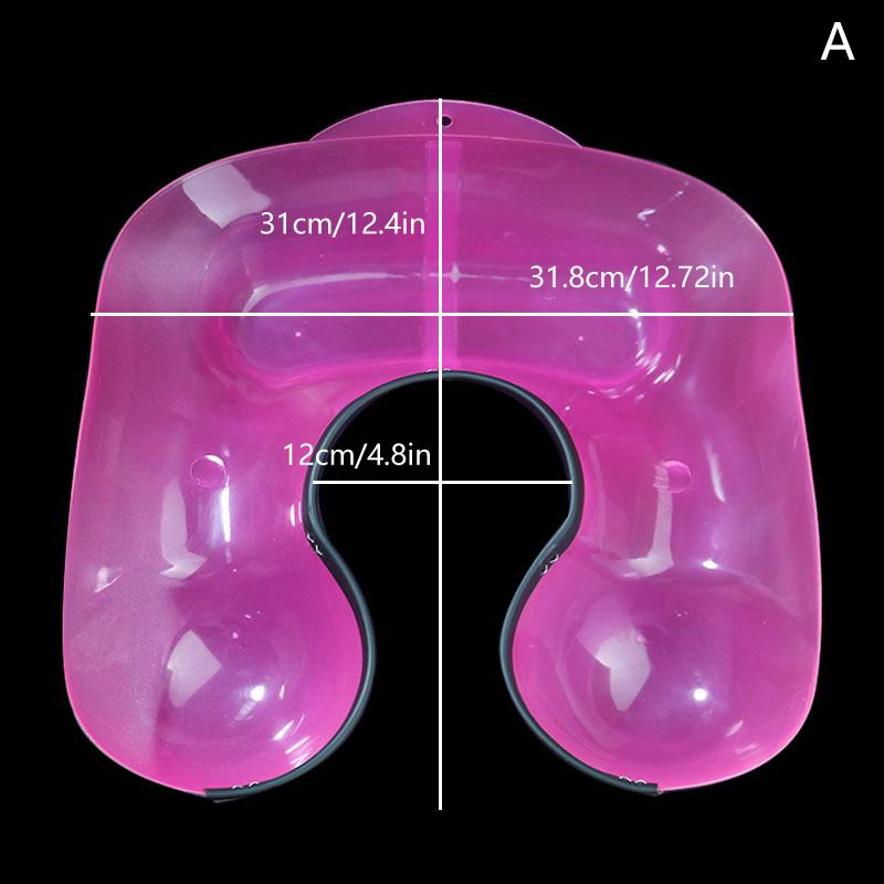 Мягкий поднос для шеи для салона, парикмахера, красоты, непроливающийся, для перманентной завивки, окрашивания волос, плечевой поднос для шеи, раковина для лекарственной воды, парикмахерский инструмент
