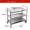 Stainless Steel Multi-functional Serving Cart
