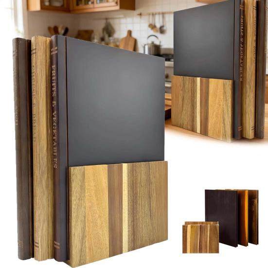 Набор разделочных досок в форме книги, 3 шт./набор, этикетки для определенных продуктов, кухонные декоративные доски для подготовки, мясо