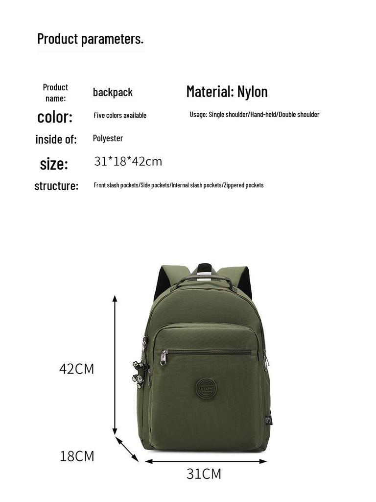 Versatile Lightweight Breathable Backpack for Travel, Casual Daily Use, Students, Men & Women