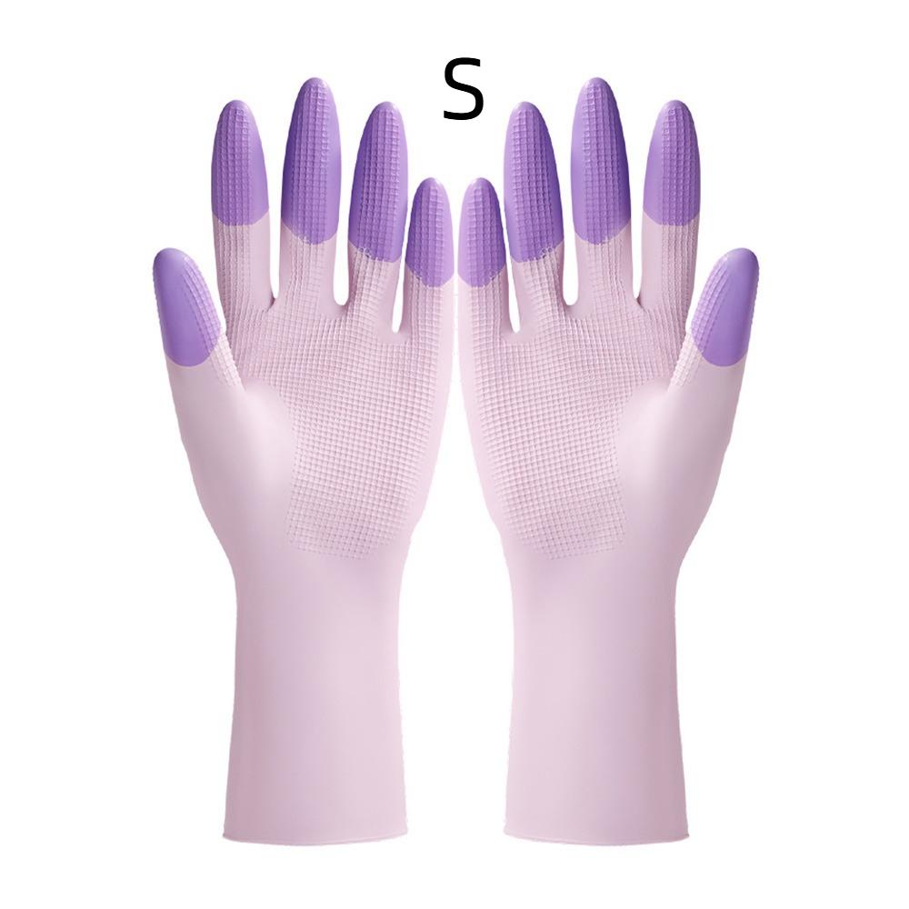 Утолщенные манжеты Перчатки для мытья посуды Удлиненные перчатки для домашней работы Подарки Резиновые латексные перчатки