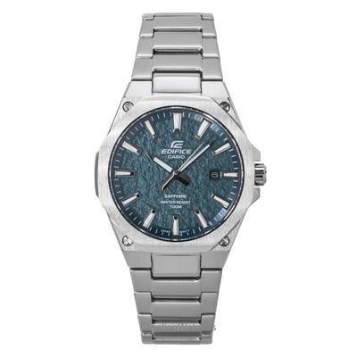 Edifice Аналоговые Часы из Нержавеющей Стали Зеленый Циферблат Кварцевые EFR-S108DE-3AV 100М Мужские Часы