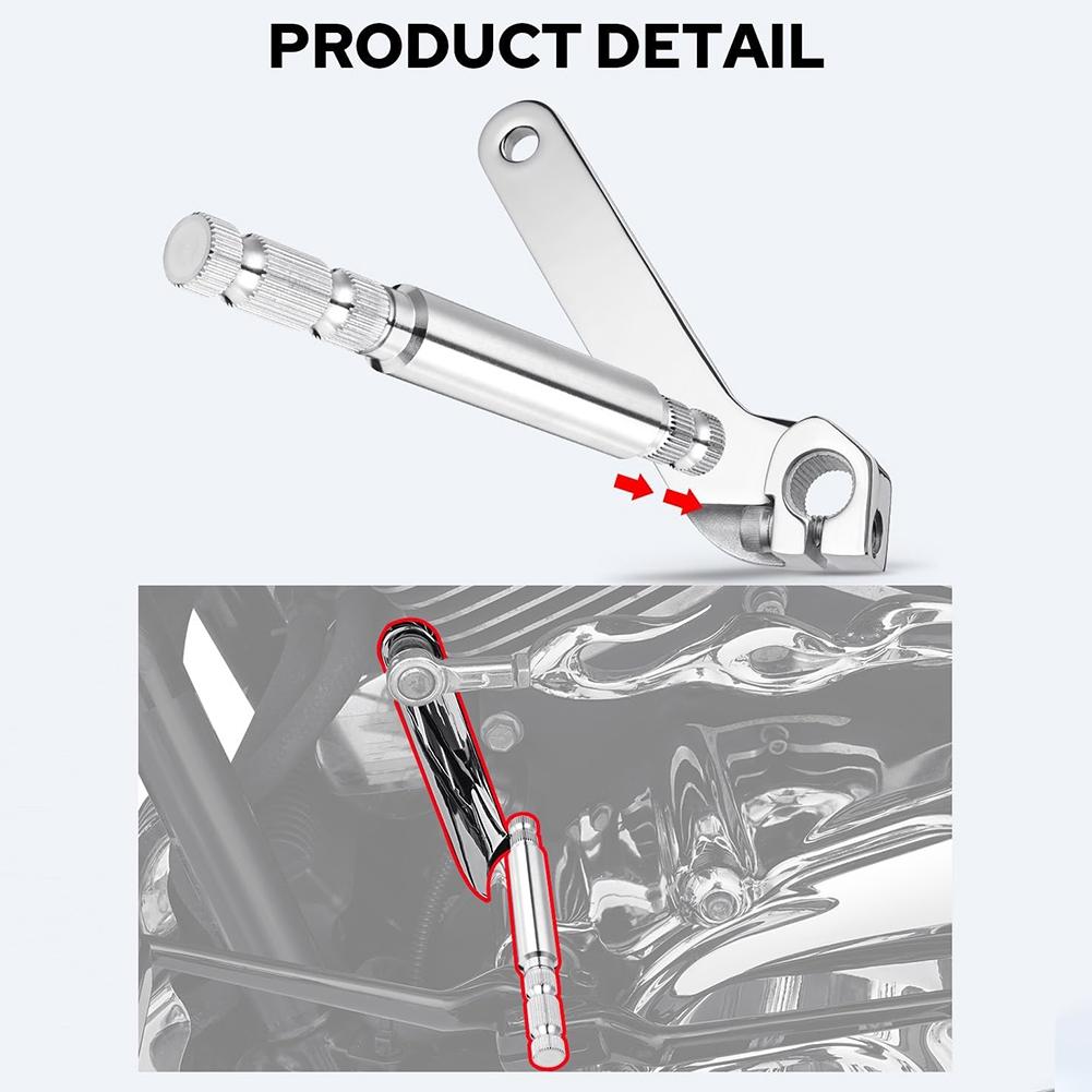 Inner Shifter Lever Shaft Kit, Stainless Steel Inner Shift Rod Lever Fit for Touring Glide