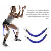 Latex Basketball Bouncing Trainer Equipment Leg Muscle Strength Pull Rope for Fitness Body Shaperblue