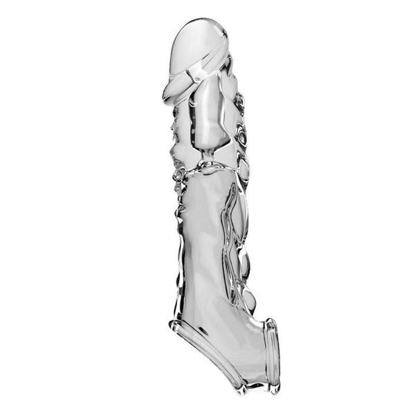 1 шт. силиконовый рукав для пениса с кольцом для увеличения пениса, перезаряжаемый многоразовый реалистичный текстурированный увеличитель пениса, товары для взрослых с задержкой эякуляции