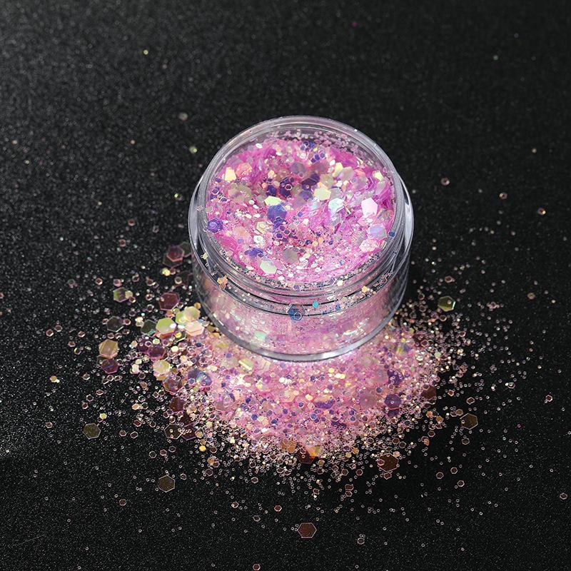 Цветные тени для век с блестками русалки рассыпчатая пудра - Сделай сам ручная работа лазерные пайетки