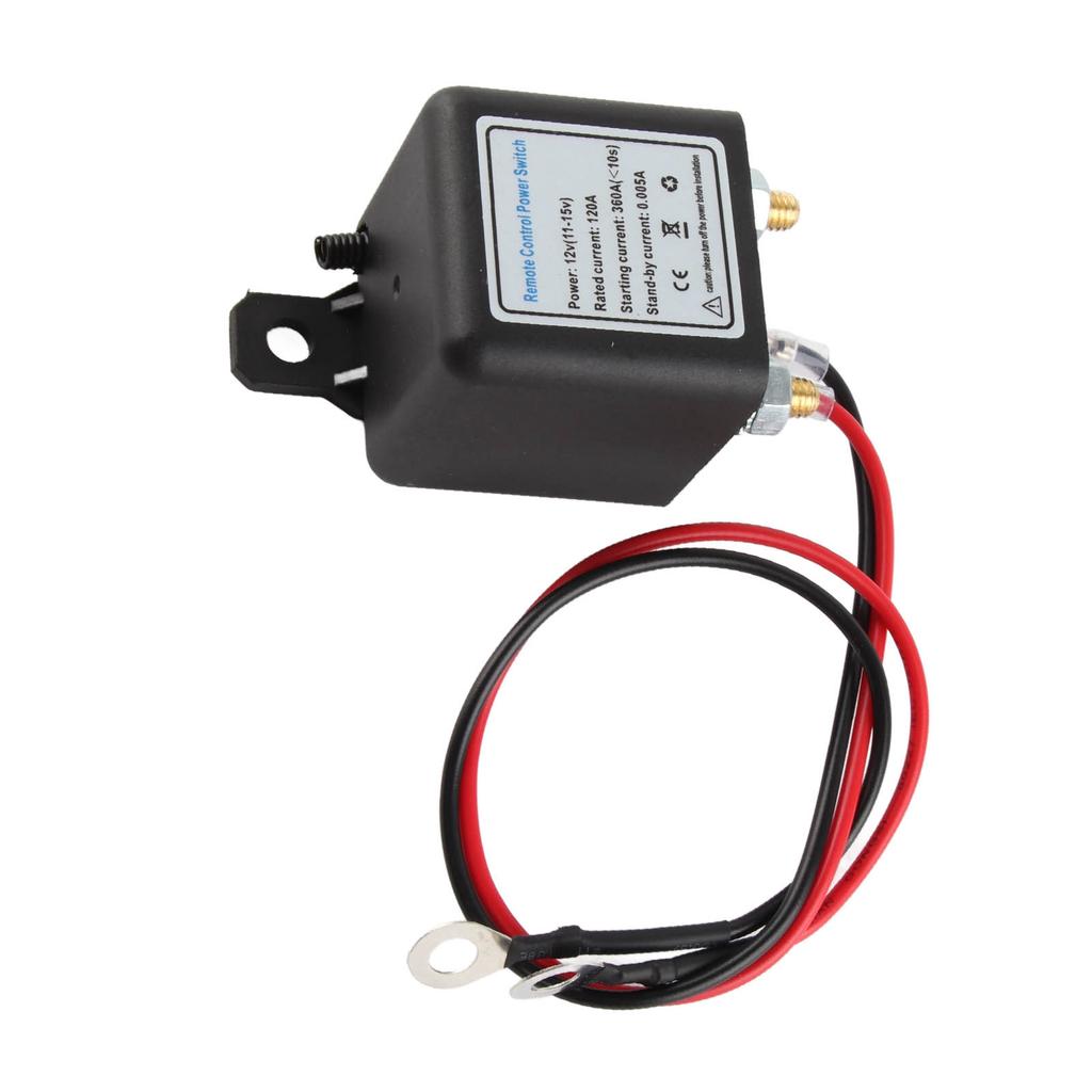 Car Battery Disconnect Switch Power Cut Off Kill Switch with Remote Control Copper Terminal for Auto