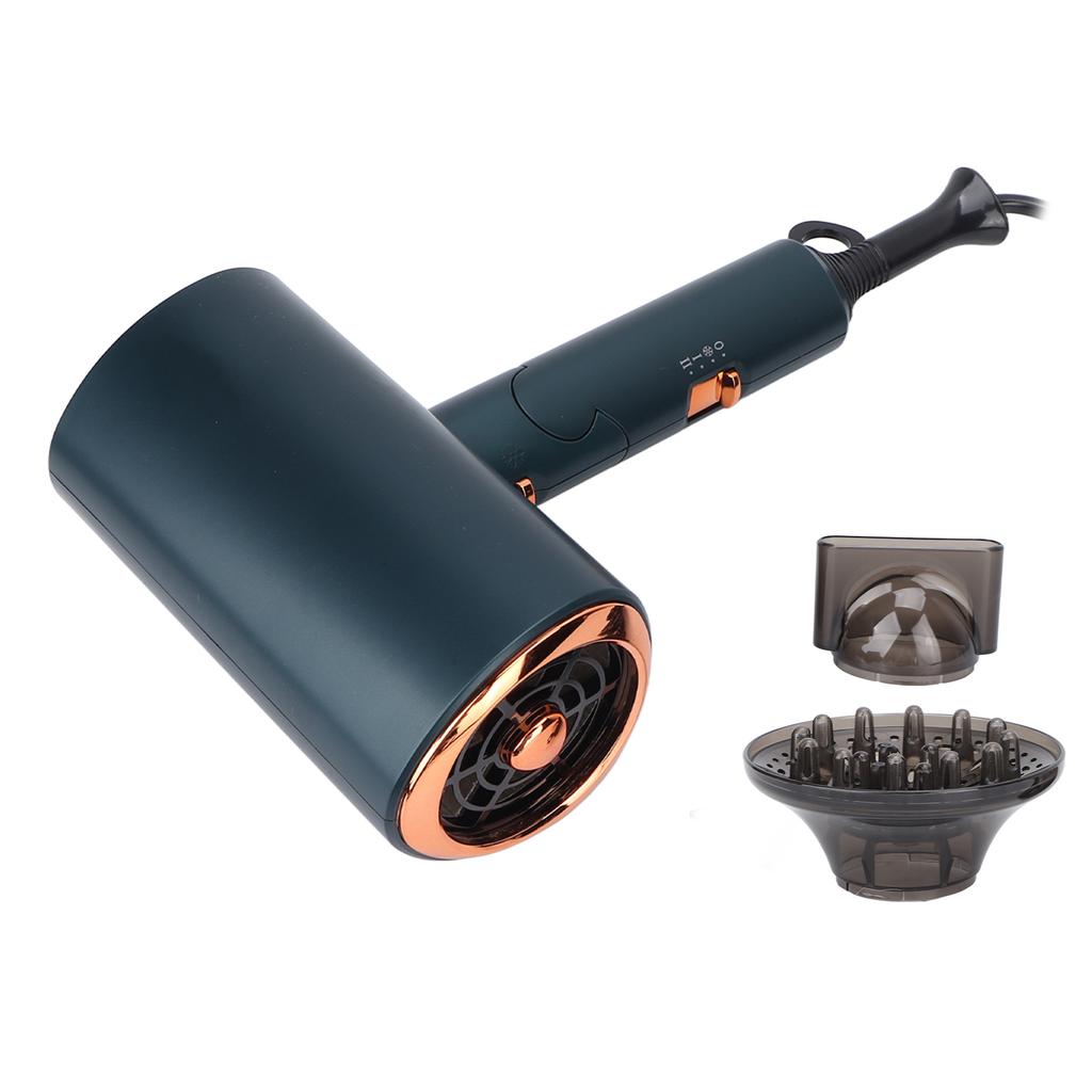 Hair Blow Dryer Foldable Design Quick Drying Powerful Airflow Intelligent Control Ergonomic