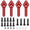 AXSPEED Aluminum Alloy Adjustable Front Rear Suspension Shock Mount Lift Kit for Axial SCX10 1/10 RC Crawler Car Upgrade Parts