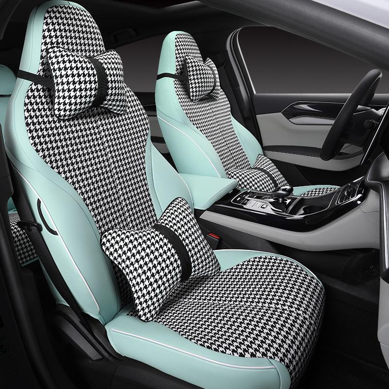Хлопковая подушка на сиденье автомобиля NQX для BYD Song PLUS - Чехол на все сезоны