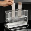 Large Capacity Stainless Steel Chopstick Bucket Moisture-proof Ventilated Chopstick Cage Anti-slip Space Saving