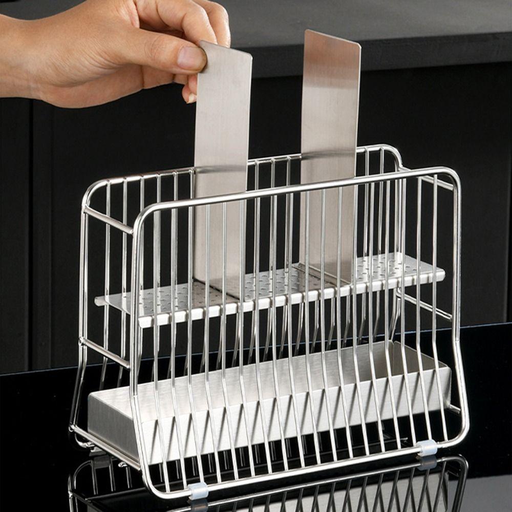 Large Capacity Stainless Steel Chopstick Bucket Moisture-proof Ventilated Chopstick Cage Anti-slip Space Saving