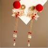 Pearl Ancient Hair Stick Chinese Style New Year Headdress Antique Hair Fork  Cheongsam Accessories