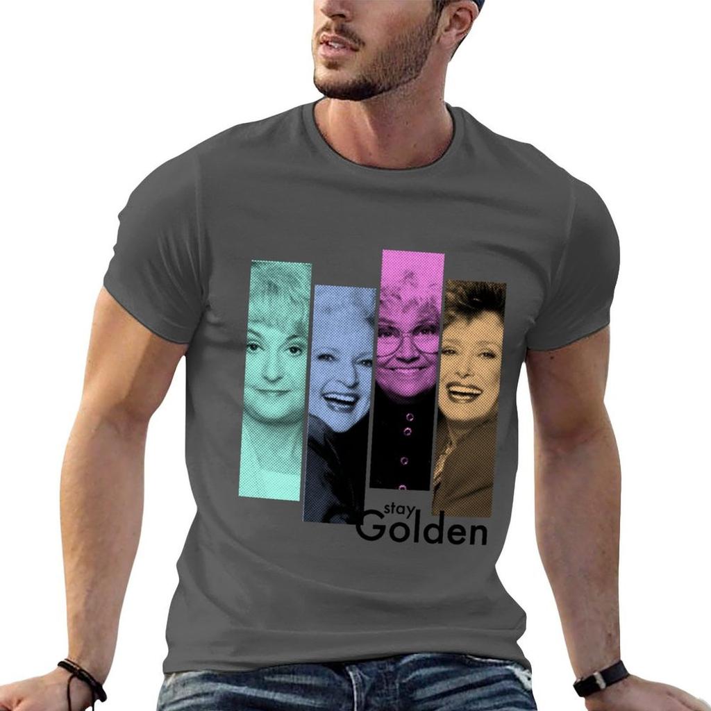 Golden Girls Club Tshirt Functional Casual Short Sleeve Tee