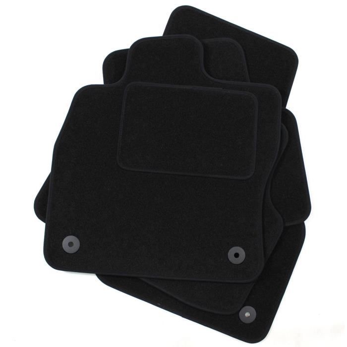 Tapis De Sol - Skoda - Octavia 5E - Velours Noir - Ajustement Précis - Renforcé Sous Les Pédales