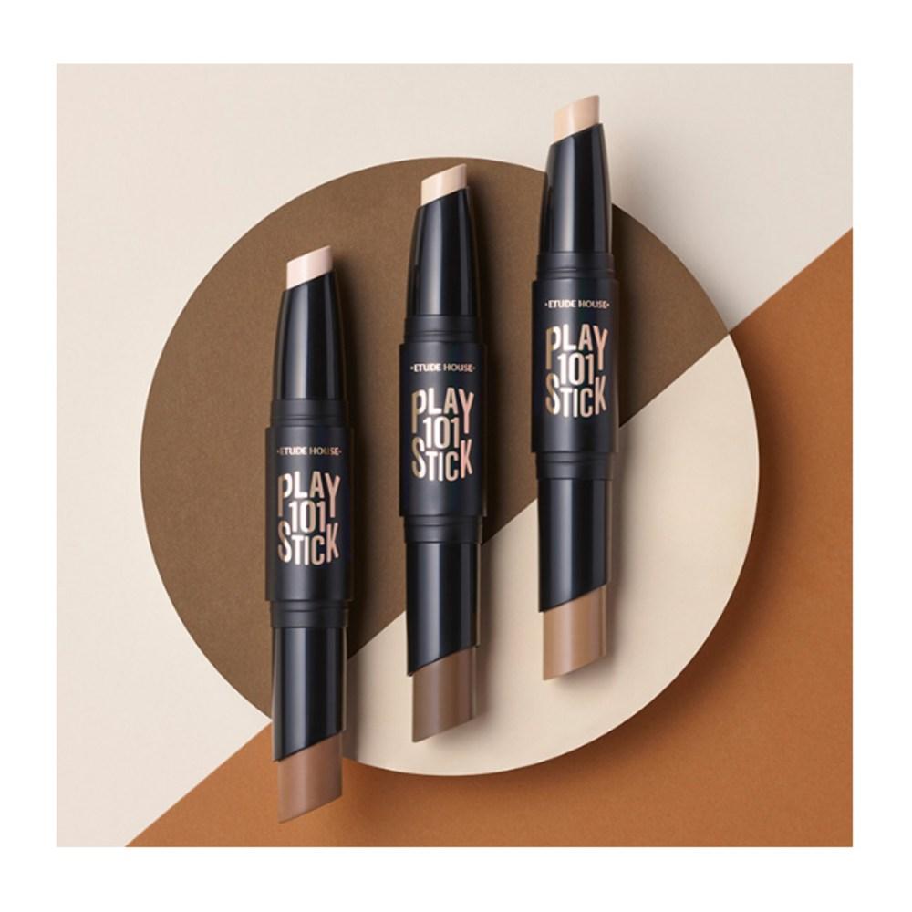 Etude House Play 101 Stick Contour Duo Multi Stick 6 г, нет. 2 Интенсивный, 2 шт.