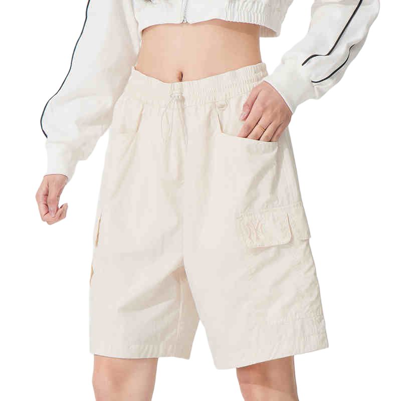 MLB Cargo Shorts Unisex Beige Moderate 3ASMB1153-50CRM