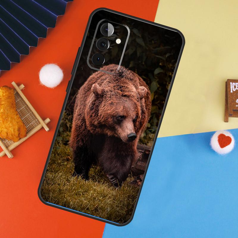 Чехол Медведь Гризли для Samsung Galaxy A54 A34 A14 A15 A35 A55 A52 A32 A12 A51 A71 A13 A23 A33 A53