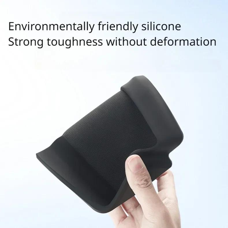 Sunglasses Storage Case for Tesla Model Y LAUNCH/Juniper/Model 3+ Highland 2025 Central Control Glasses Pocket Car Armrest Box