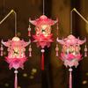 Glowing DIY Craft Material Kit PVC Handheld Lantern Mid-Autumn Festival Lantern  Home Decor