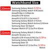 Ремешок 22 мм/20 мм для часов Samsung Galaxy Watch 5, 3, 4, 40 мм, 44 мм, 46 мм, 45 мм, 42 мм gear S3/S4/S2 Frontier Sport Active 2 для часов Huawei, браслет с пряжкой