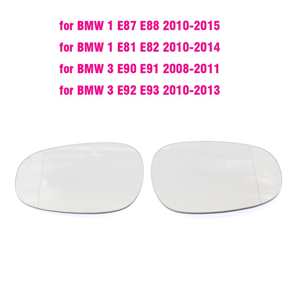Левое Правое Широкоугольное Зеркальное Стекло с Подогревом Для BMW 3 Серии E91 E90 E92 E93 LCI Седан Фейслифт 318d 320d 320i E80 E81 E87