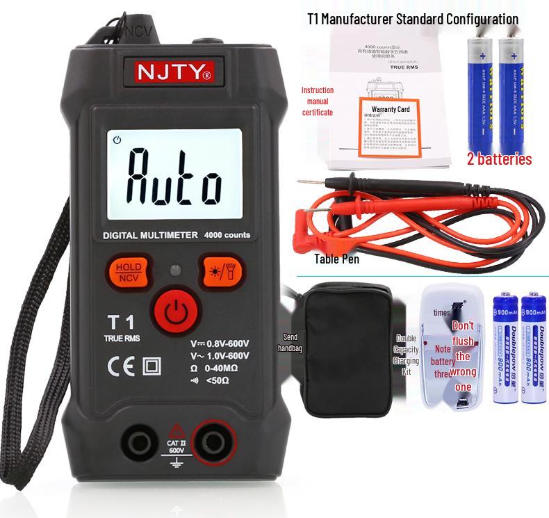 Tianyu C1 Intelligent Auto-Range Digital Multimeter with Voice Broadcast