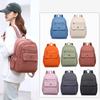 Однотонный рюкзак для женщин, легкий нейлоновый рюкзак для путешествий