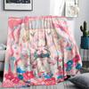 Anya Forger Print Warm Flannel Blanket Cozy Comfortable for Daily Bedroom Picnic Outdoor Sofa.-TING