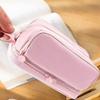 Portable Pen Bag With Large Capacity Pen Holder, Children's Multi-functional Pencil Case