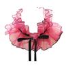 Victorian Vintage Organza Agaric Stand Fake Collar Cosplay Neck Ruff