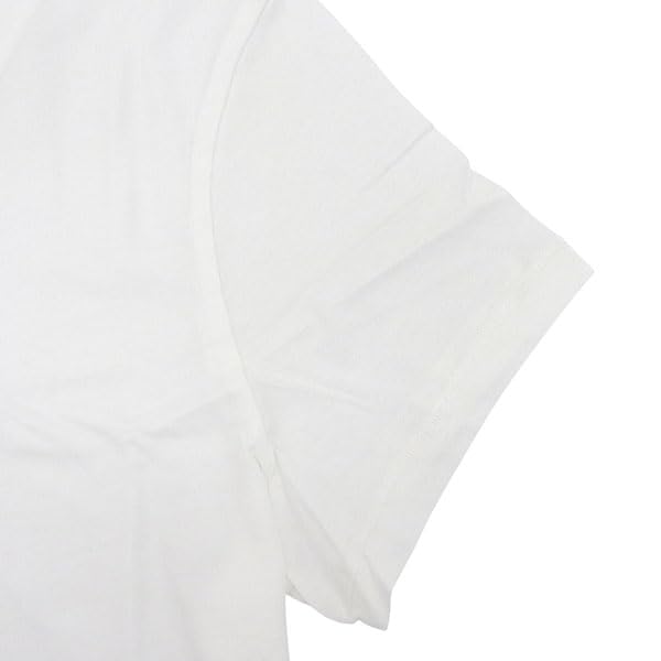 Футболка с коротким рукавом J20J212883 [Calvin Klein] Женская, Вырез, Рукав, Хлопок, Дизайн с одной деталью, (БЕЛЫЙ/С) [Элемент]