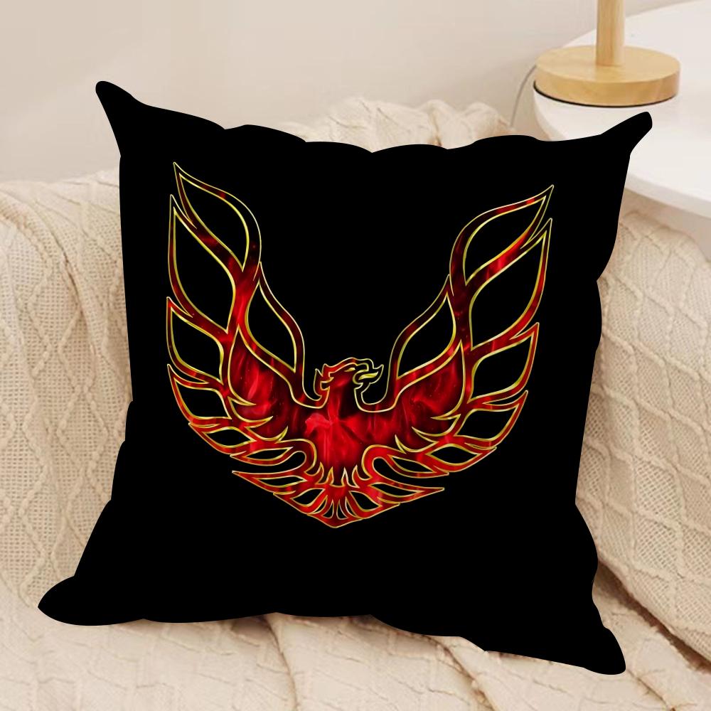 Golden PPontiac Cushion Cover Soft Plush Fabric DoubleSided Printed Cushion Covers for All Seasons Modern HomeDecor Gift